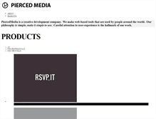 Tablet Screenshot of piercedmedia.com